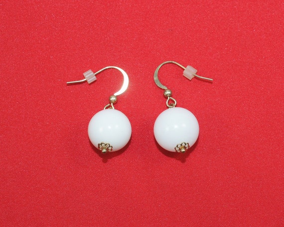 Plastic sale drop earrings