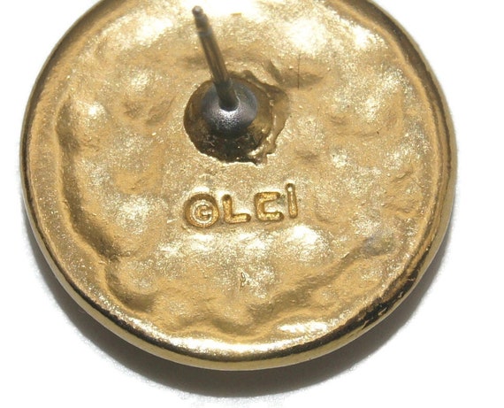 Vintage Signed LCI Liz Claiborne Pierced Earrings… - image 7