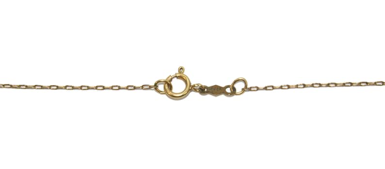 Marked 925. Vintage Gold Plated Sterling Silver and Pink and Clear Topaz Cross Pendant on Fine 18 Inch Rolo Chain