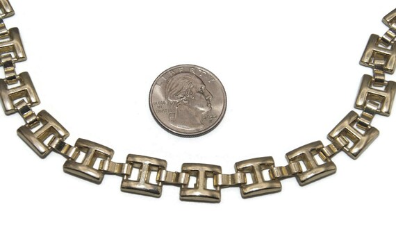 ヴィンテージ ゴールド トーンの 41 インチ リンク ネックレス