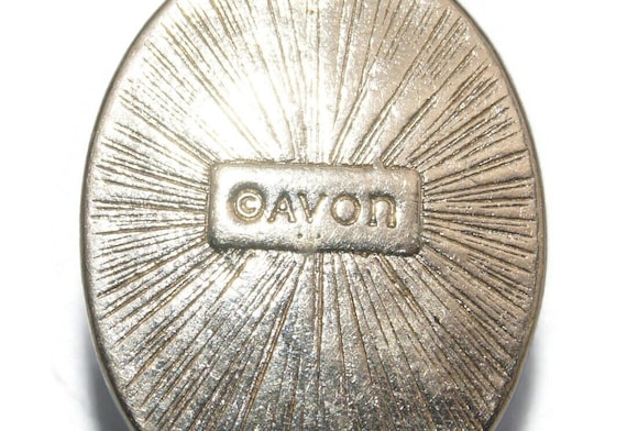 Vintage Avon Gold Tone, Rhinestone and Faux Pearl Pendant  display picture 2