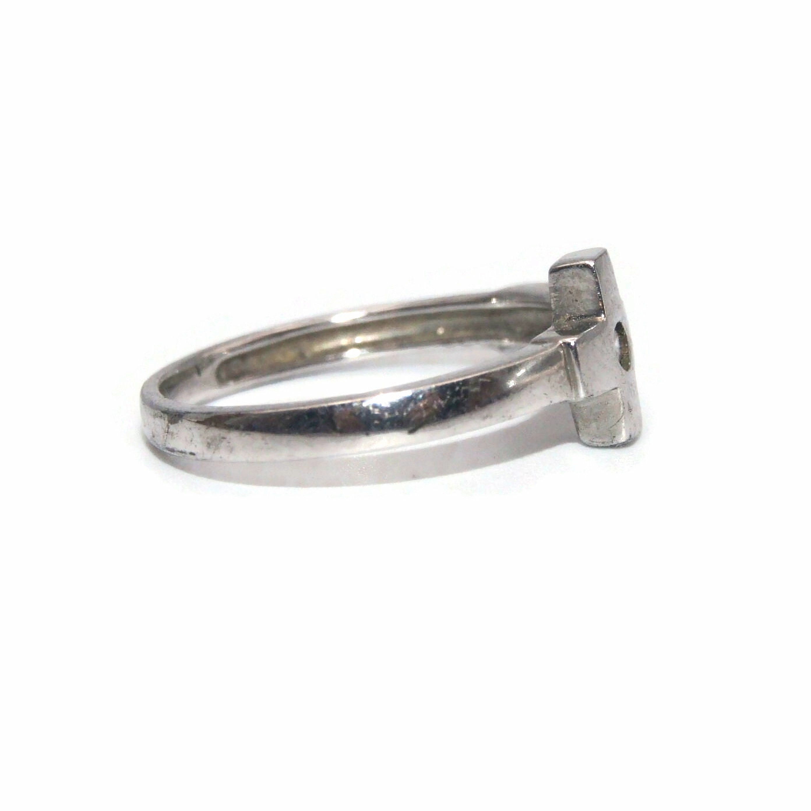 TIFFANY&Co. Vintage Cross Ring sterling silver 925 US 5.5