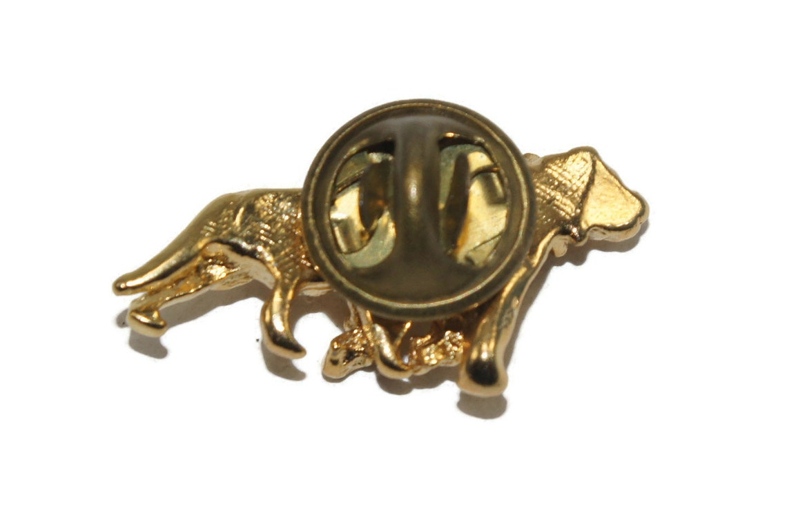 Small Vintage Gold Tone Pair of Lions Lapel Pin. Safari Pin. | Etsy