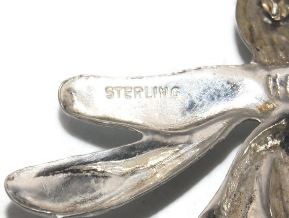 Vintage Sterling Silver Mariachi Dancer Brooch. M… - image 6