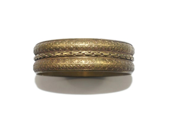 Vintage 8 Inch Copper Bangle Bracelet. - image 1