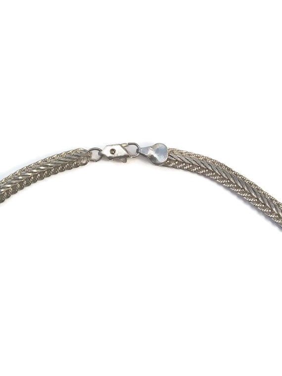 Substantial Vintage Sterling Silver Necklace. Mar… - image 5