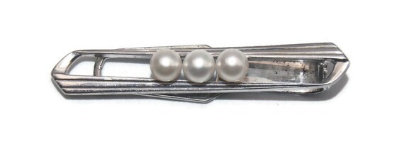 Vintage Mikimoto Sterling Silver and Akoya Pearls… - image 3