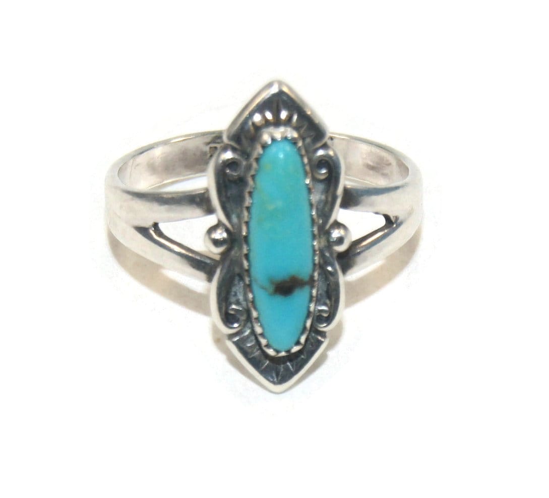 1950s-60s navajo bell trading post ring