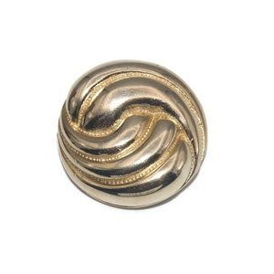 Vintage Gold Tone Radial Design Dress Clip, Sweater Clip, Scarf Clip.