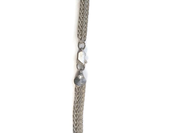 Substantial Vintage Sterling Silver Necklace. Mar… - image 4
