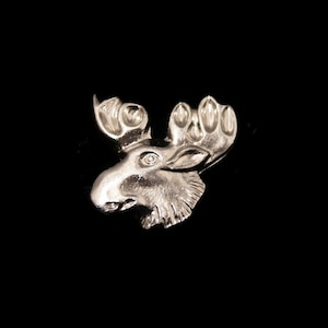 Loyal Order Of Moose Silver Tone Lapel Pin or Tie Tack.