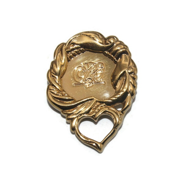 Avon Presidents Club Gold Tone Brooch. Marked AVON 1991.