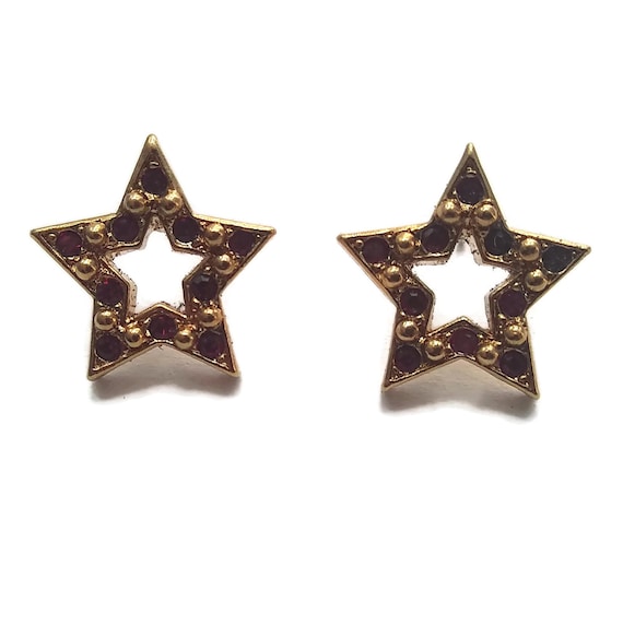 Boucles D'oreilles Pendantes Strass Rhinestone Vintage Années 70 - Métal, Couleur Blanc, Neuf Sans Emballage