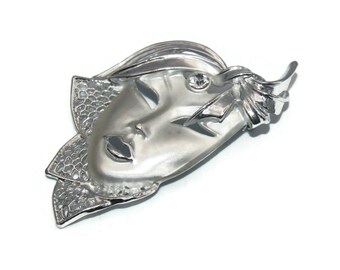 Spilla à Forma Di Testa Di Donna - Italia - Foto 13