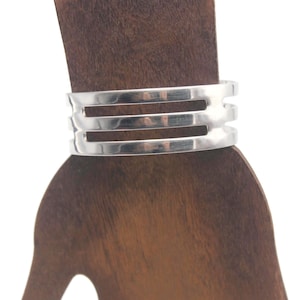 Silver Tone Bracelet Vintage Sarah Coventry Open Cuff Bracelet SARAH Hallmark Daily Wear Business Wear Evening Wear Bracelet