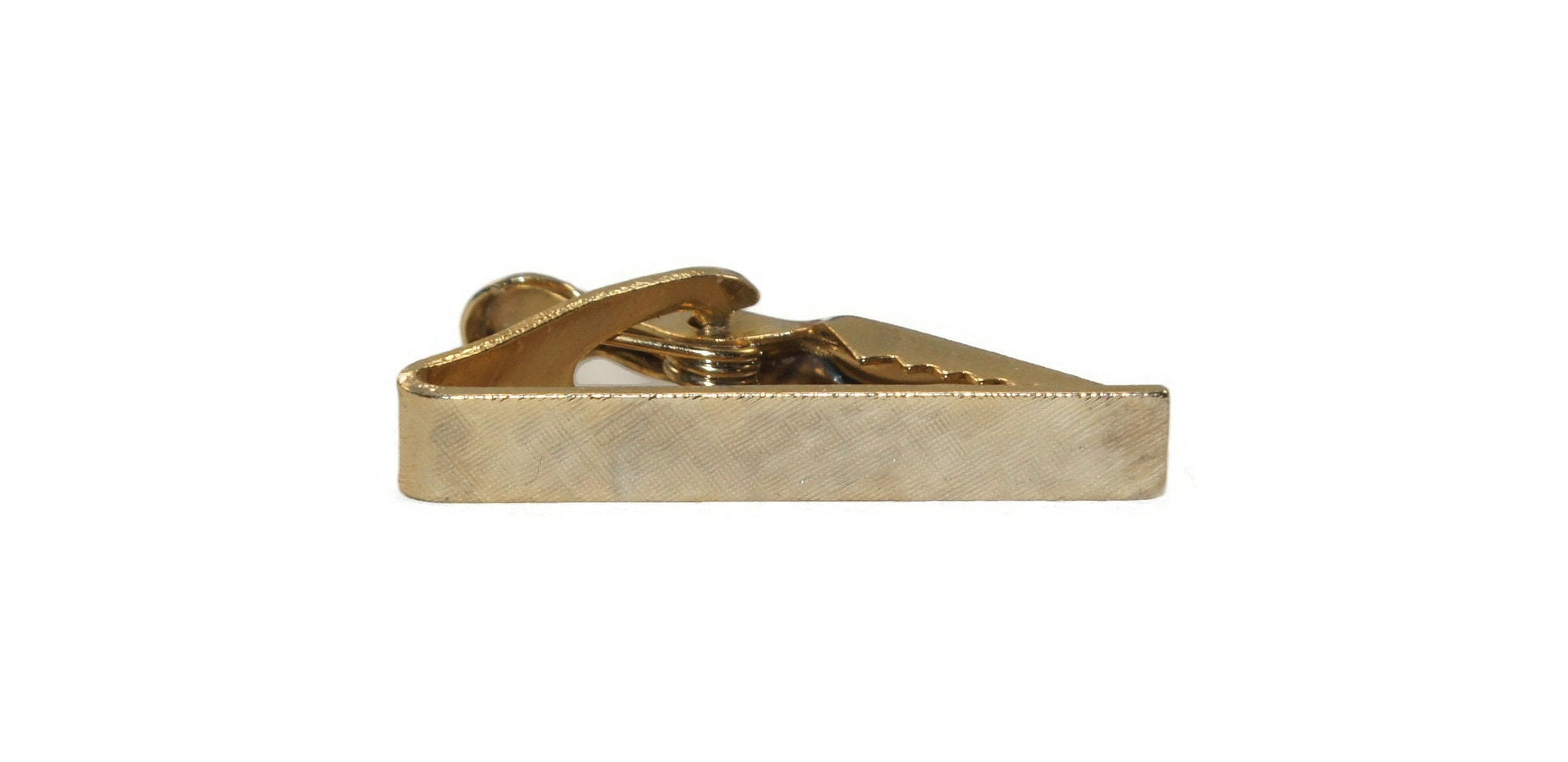 Buy Vintage Textured Small Gold Tone Tie Clip. Online in India 