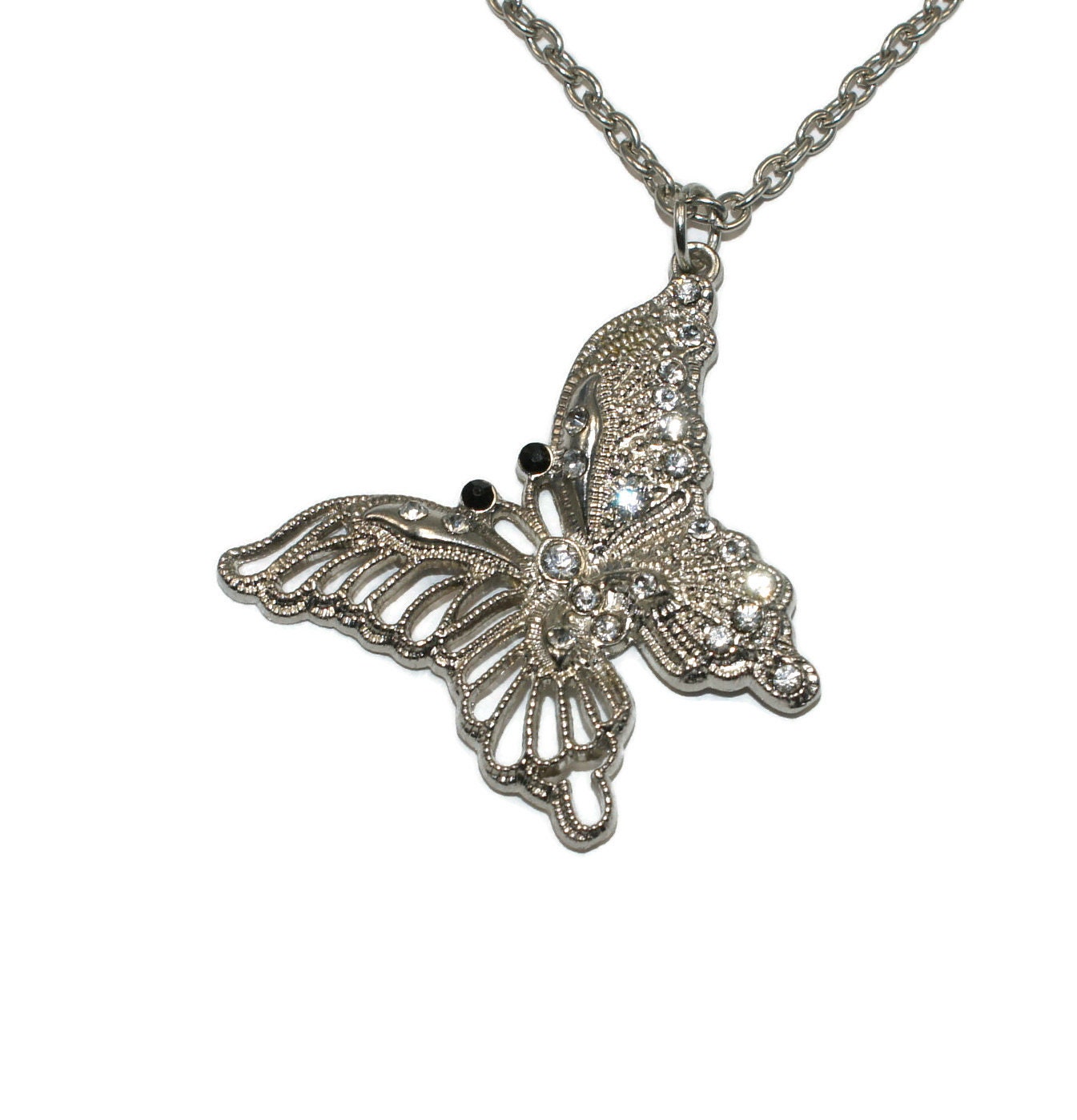 Butterfly Pendant -sterling Silver 925 - the 