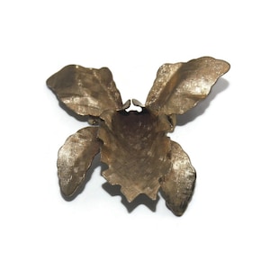 Vintage Gold Tone Calla Lily Brooch.