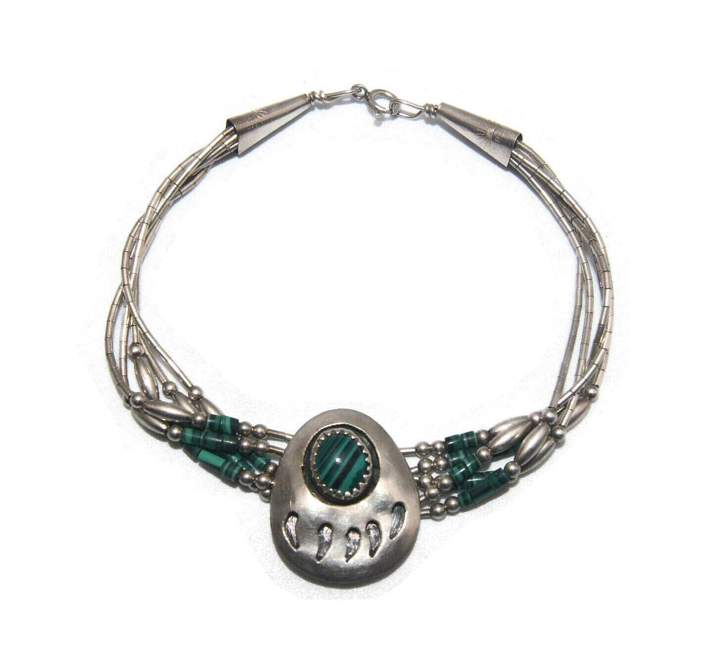 Vintage Sensa Eustace Zuni Native American Sterling Silver and