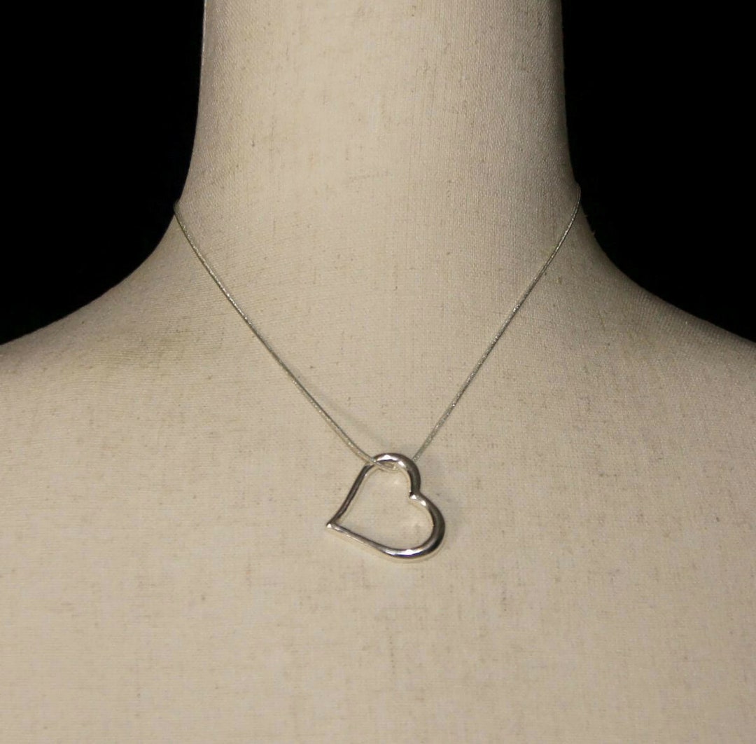 Mr. Gadget's Solutions Ciondolo Cuore In Argento 925 Con Catena | Gioiello Elegante E Romantico, Regalo Per Lei - 2