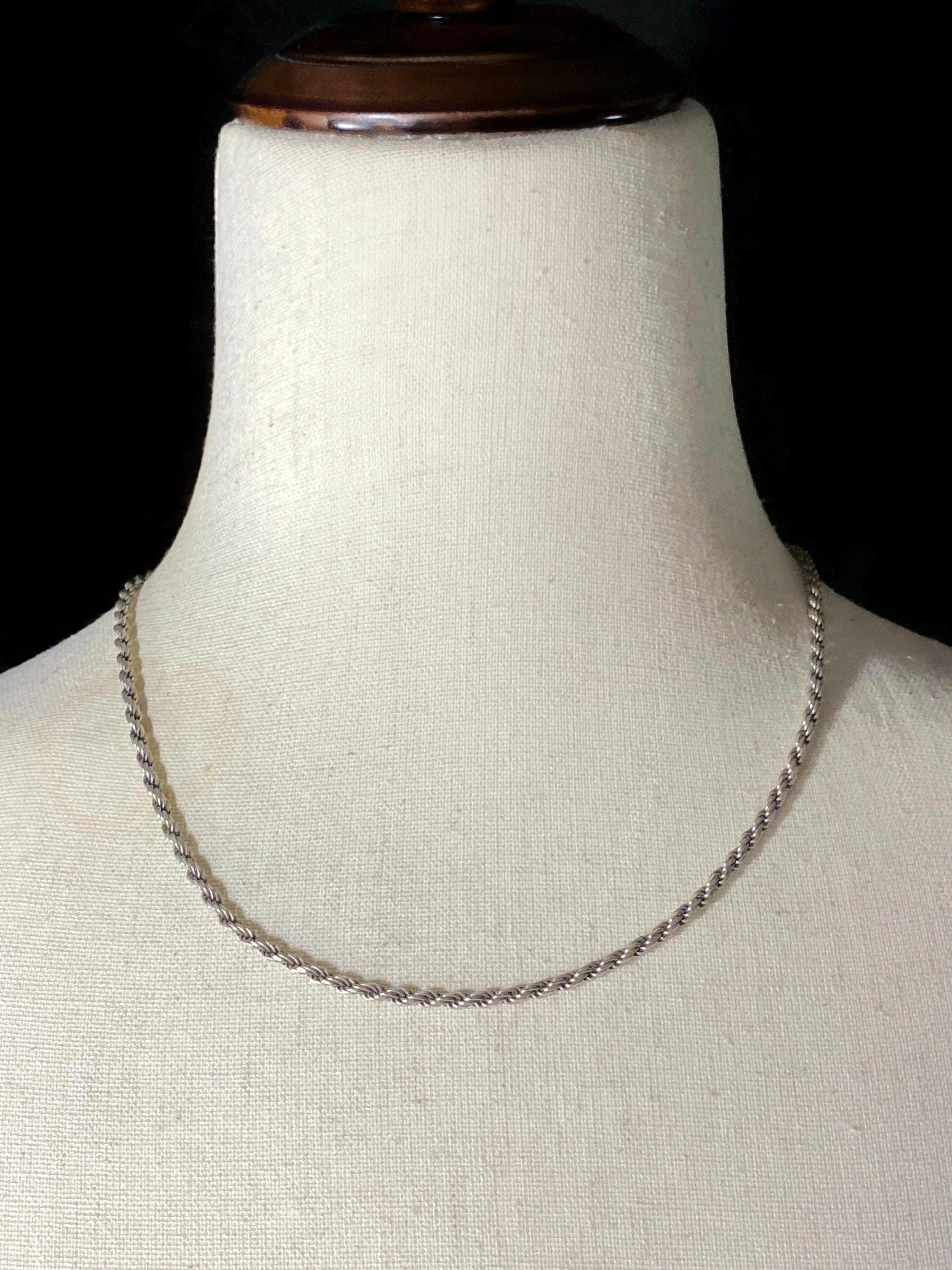 証明書付き》GAGAN ガガン Rope Chain 18金 シルバー925 証明書付き