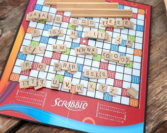 Vintage Scrabble-Spiel | Vollständiges Set mit Tiles & Board