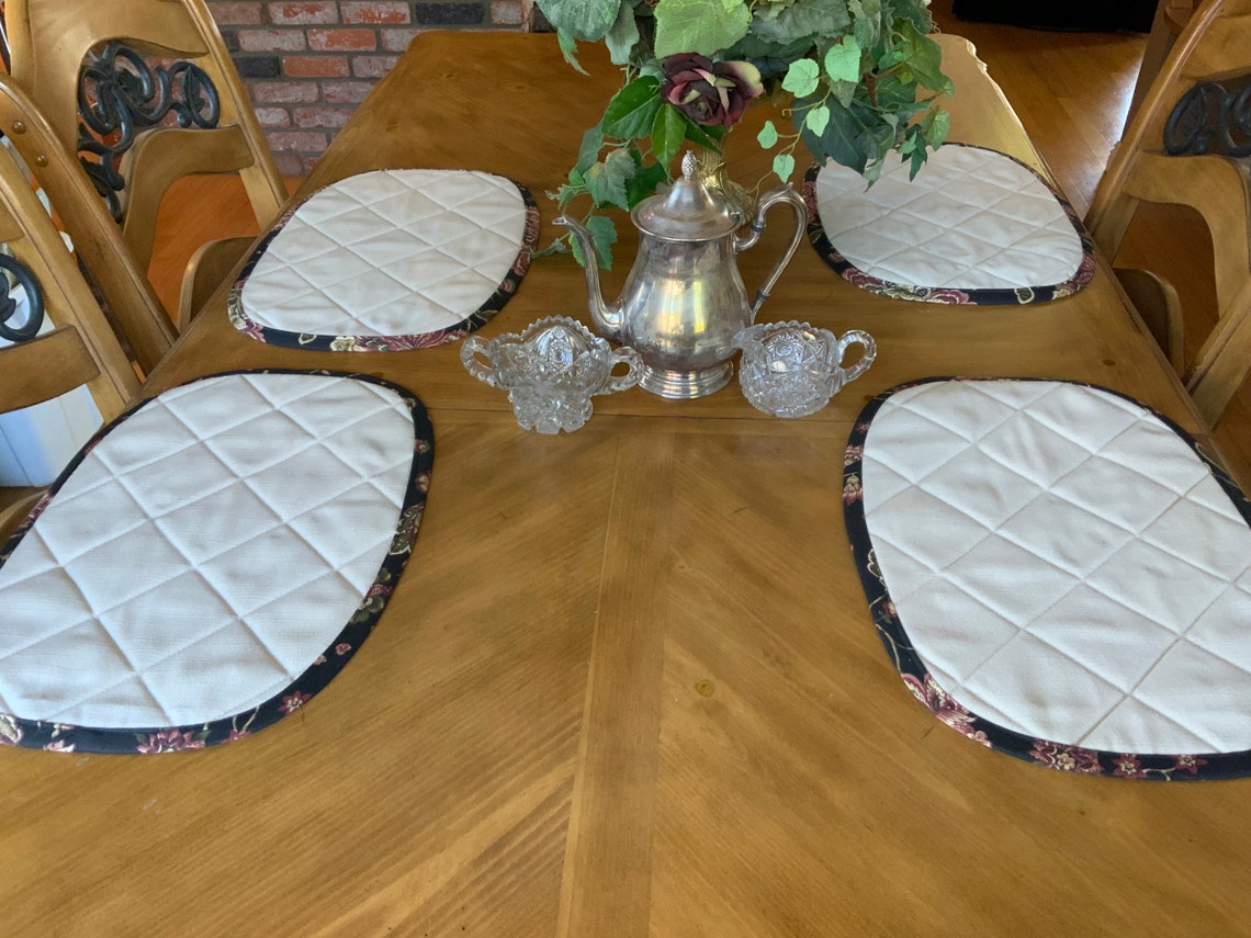 Dining Room Table Placemats French Country Fabric Handmade Etsy