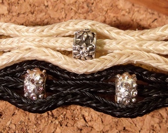 Bavarian Dream Bracelet made of horsehair. Immidiate attraction.