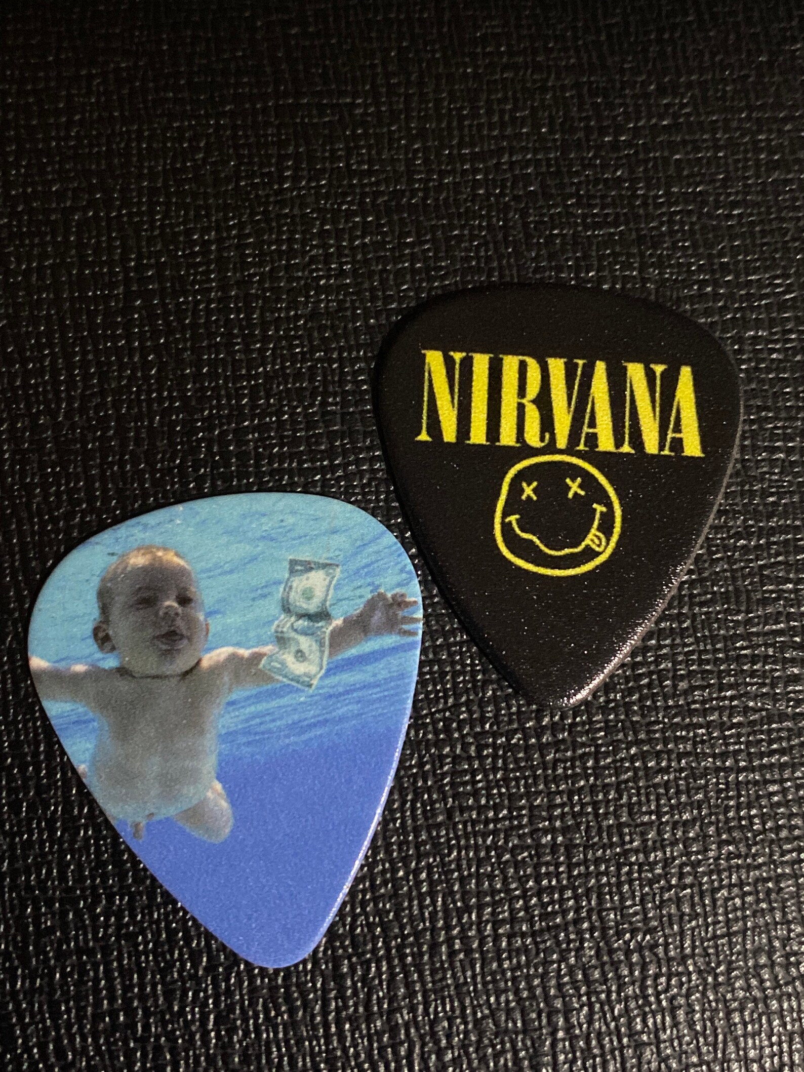 Nirvana Album Cover Plectrum Keychain Etsy