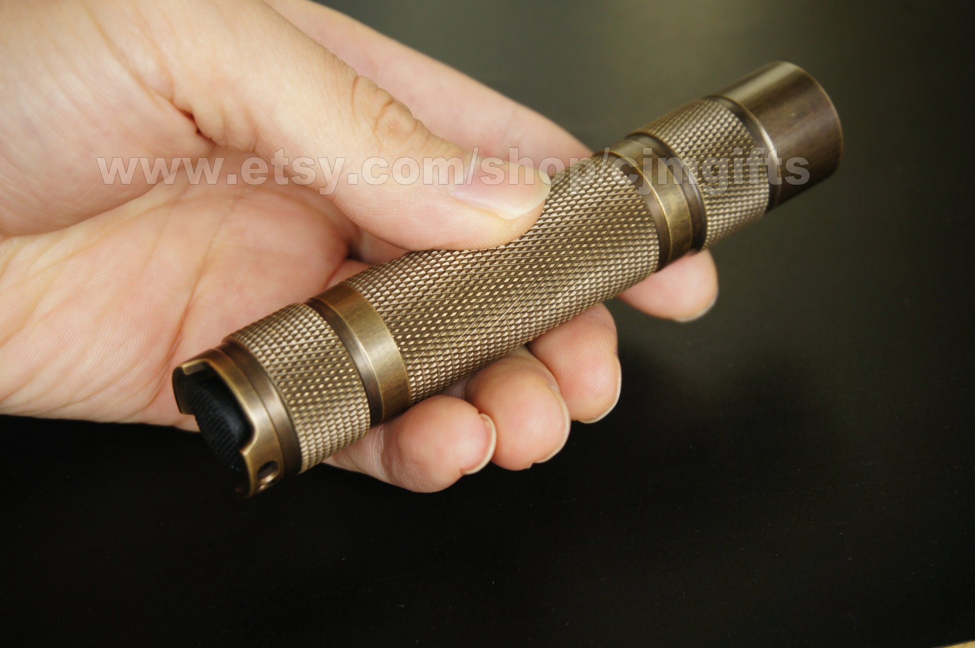 Brass flashlight on sale