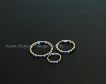 titanium key ring, titanium split ring, ti key ring, titanium keyring, solid titanium key ring, titanium key chain ring