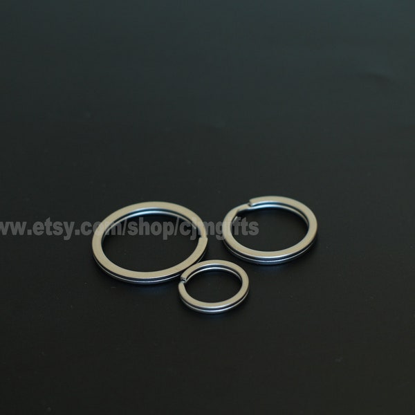 titanium key ring, titanium split ring, ti key ring, titanium keyring, solid titanium key ring, titanium key chain ring