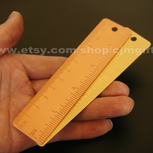 brass ruler, solid brass ruler