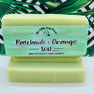 Patchouli Sweet Orange Soap Bar | Natural Holistic gift