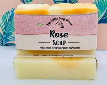 Rose Soap bar  | Organic Plant Based gift