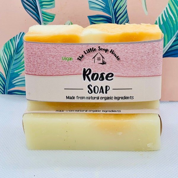 Rose Soap bar  | Organic Plant Based gift