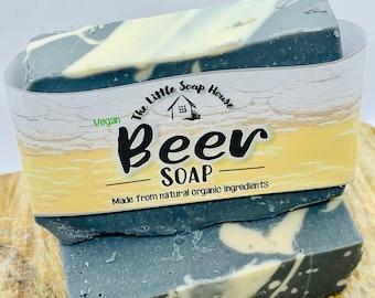 Beer Soap Bar / real stout vegan soap / organic handmade