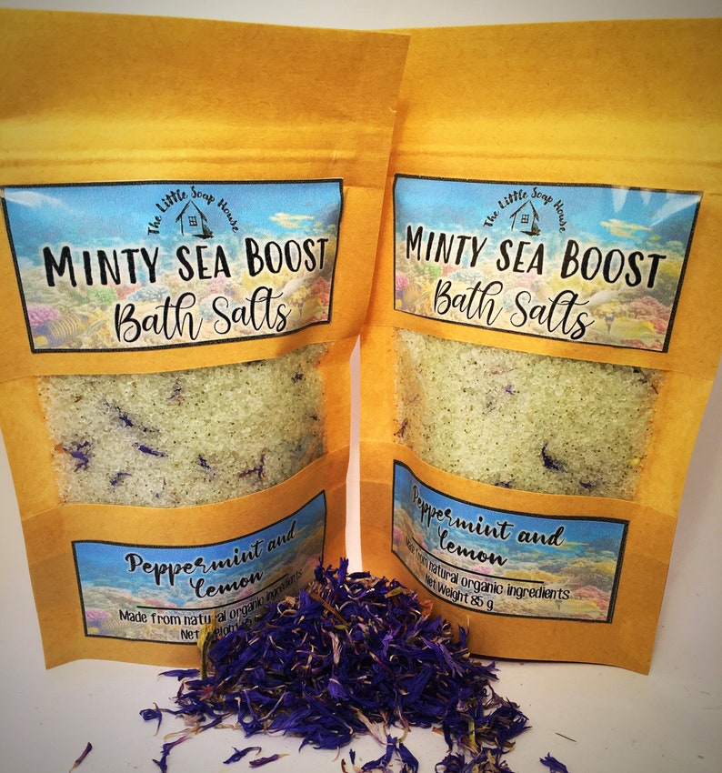 Relaxing Organic Bath Salts / Orange and Lime / Lavender Etsy UK