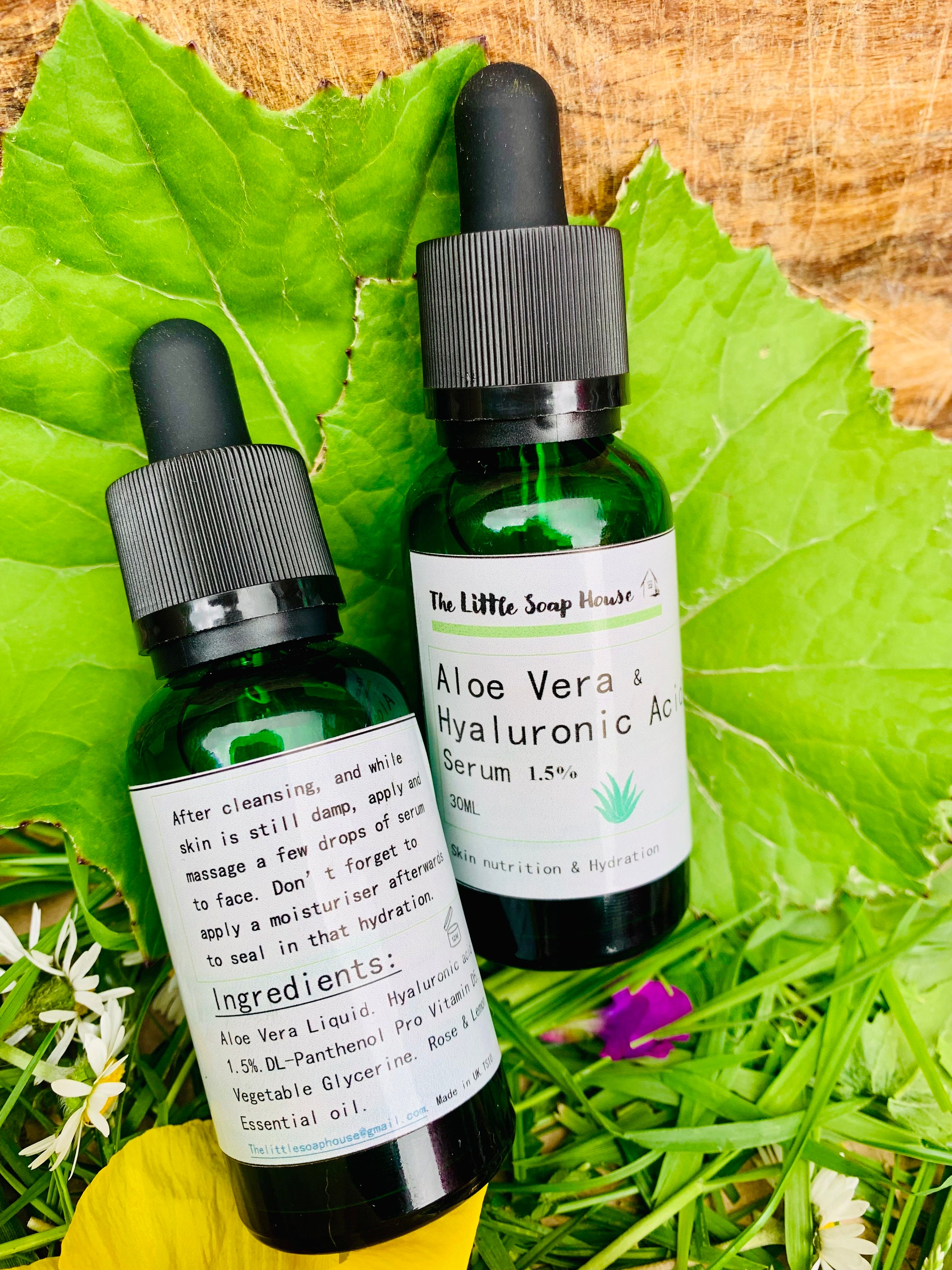 Hyaluronic Acid + Aloe Vera Facial Serum - Etsy