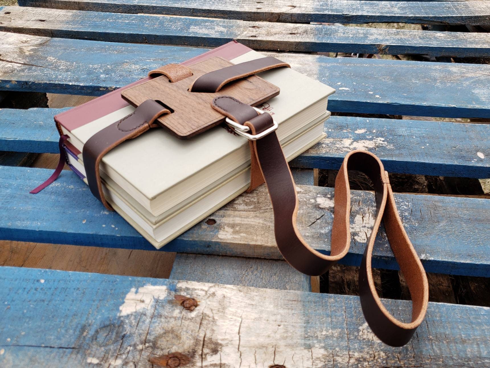 Book Strap Carrier PROTOTYPE in Plywood Veneer Etsy