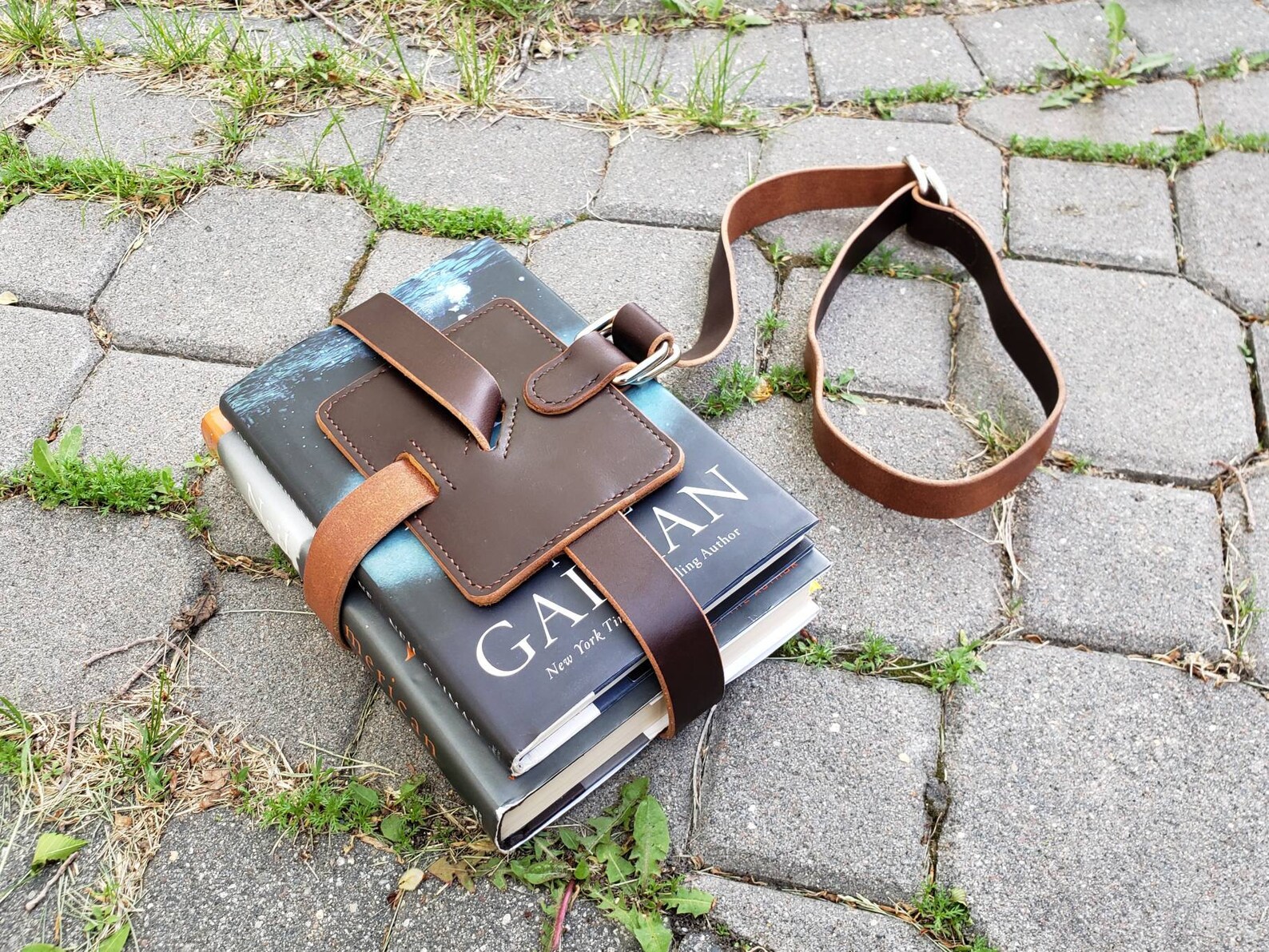 Book Strap Carrier The Traveller with Adjustable Etsy
