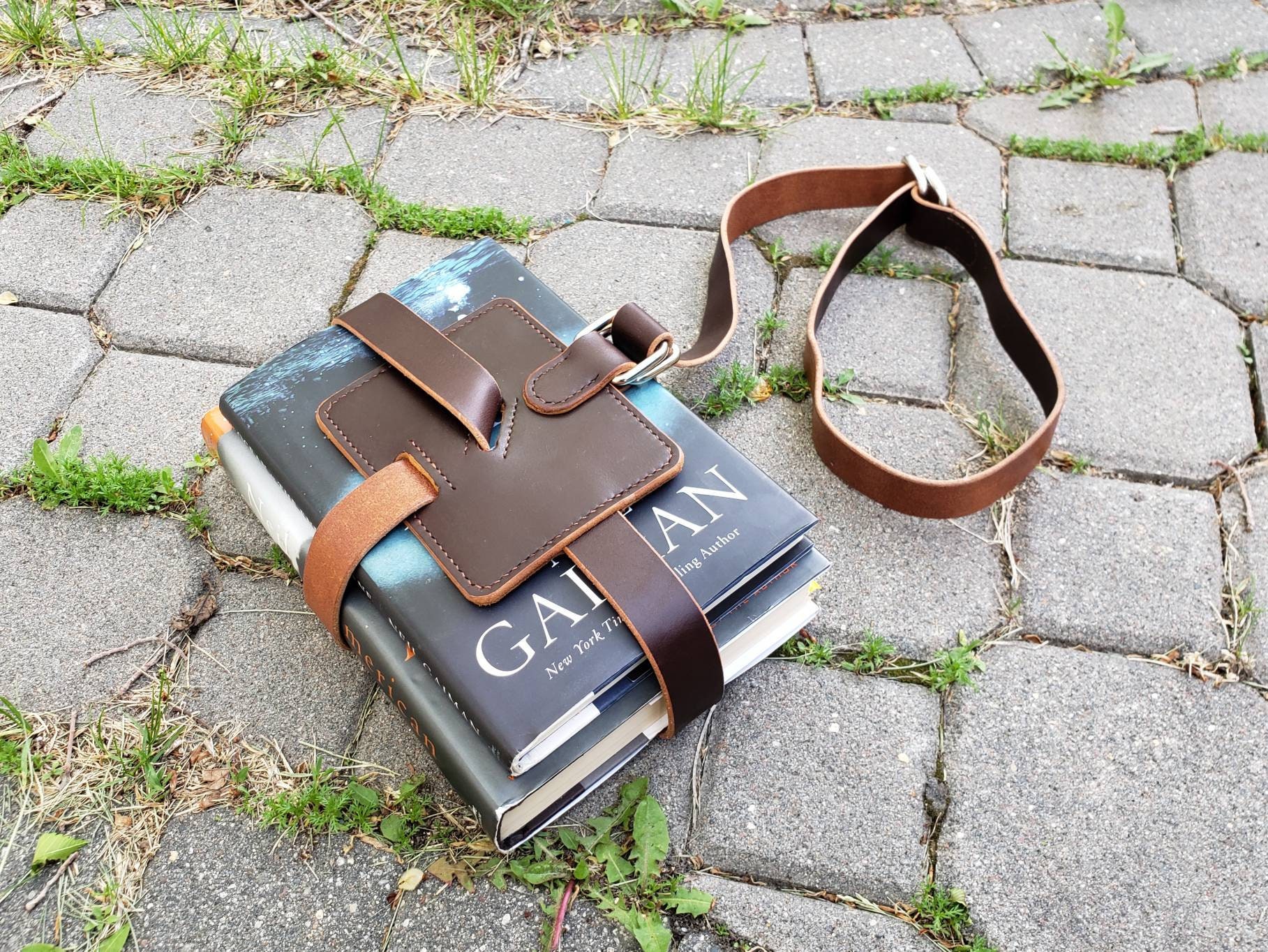 Book Strap Carrier The Traveller with Adjustable Etsy