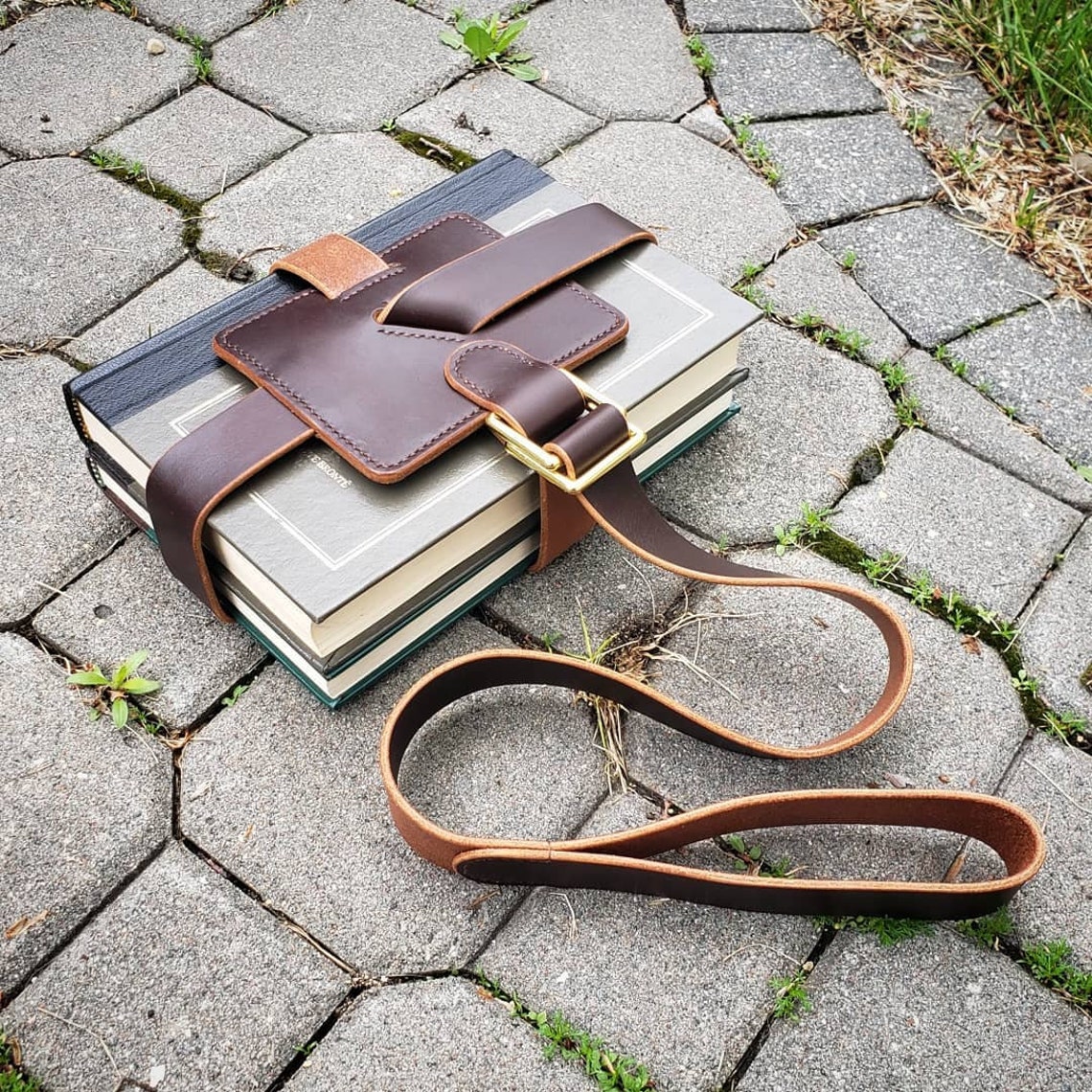 Book Strap Carrier The Scholar OverSized Book Etsy