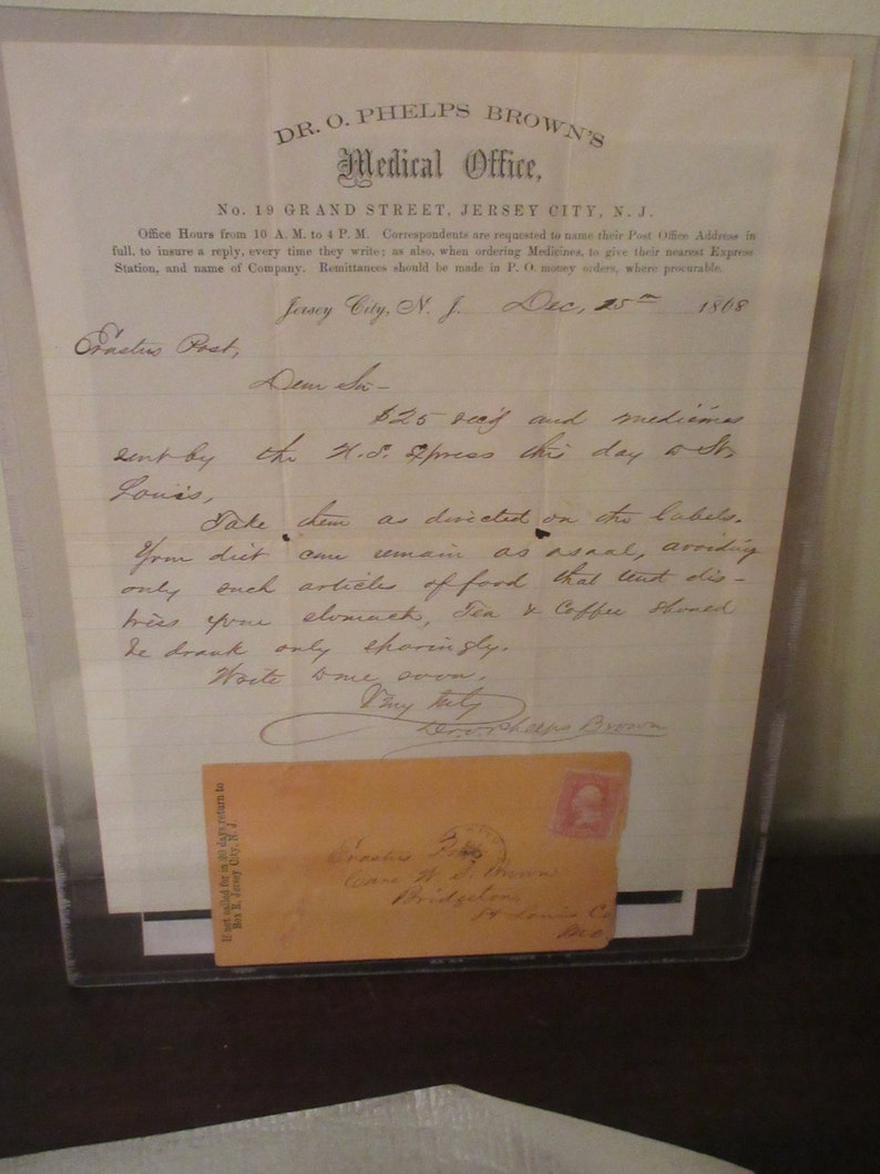 Dr O Phelps Brown 19thc Quack Doctor Archive the Complete Herbalist