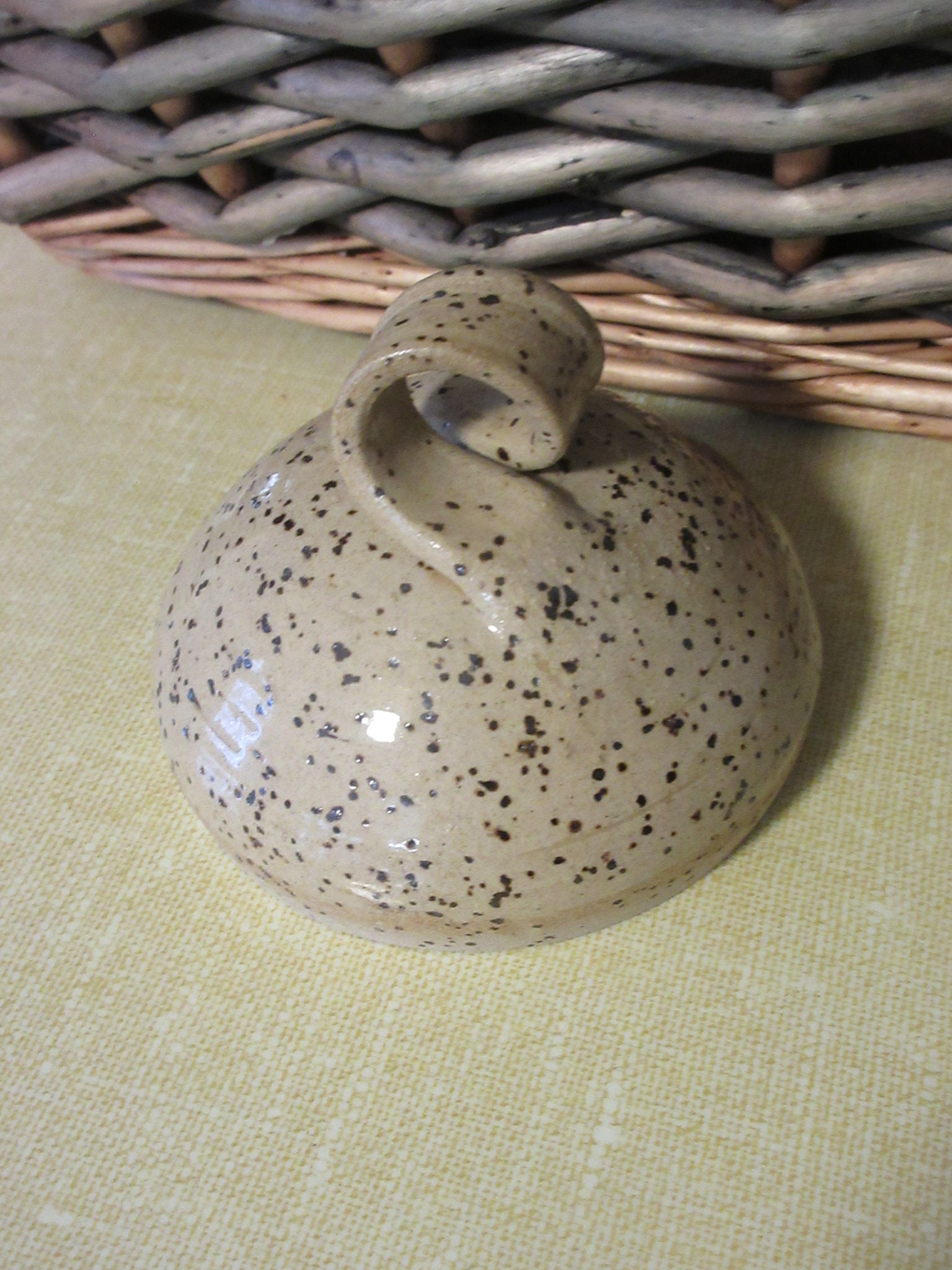 Vintage 1980s Waterloo Pottery Spatterware Covered Bowl Etsy