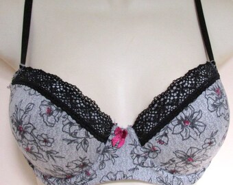 34C Laura Ashley Bra.  Floral Wired Padded Bra 34 C
