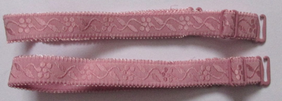 Jacquard Pattern Shoulder Bra Straps. Stretchy Adjustable & Removable ...