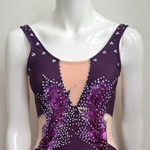 Eiskunstlaufkostüm Zeitgenössischen Tanz Lyrical Jazz für Wettbewerb Aufführung zu zeigen