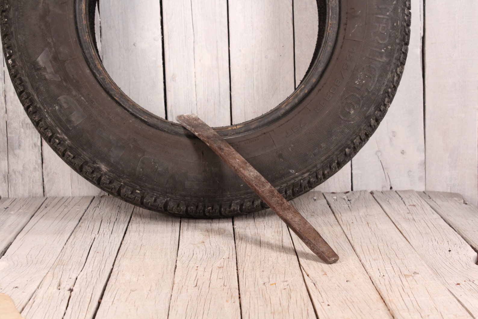 Vintage Tire Lever Metal Tire Tool Rust Car Tyre Lever Old Car Etsy