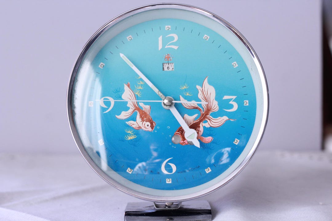 Fish Move Eyes Alarm Clock, Analog Clock, Fully Working, Made in China ...